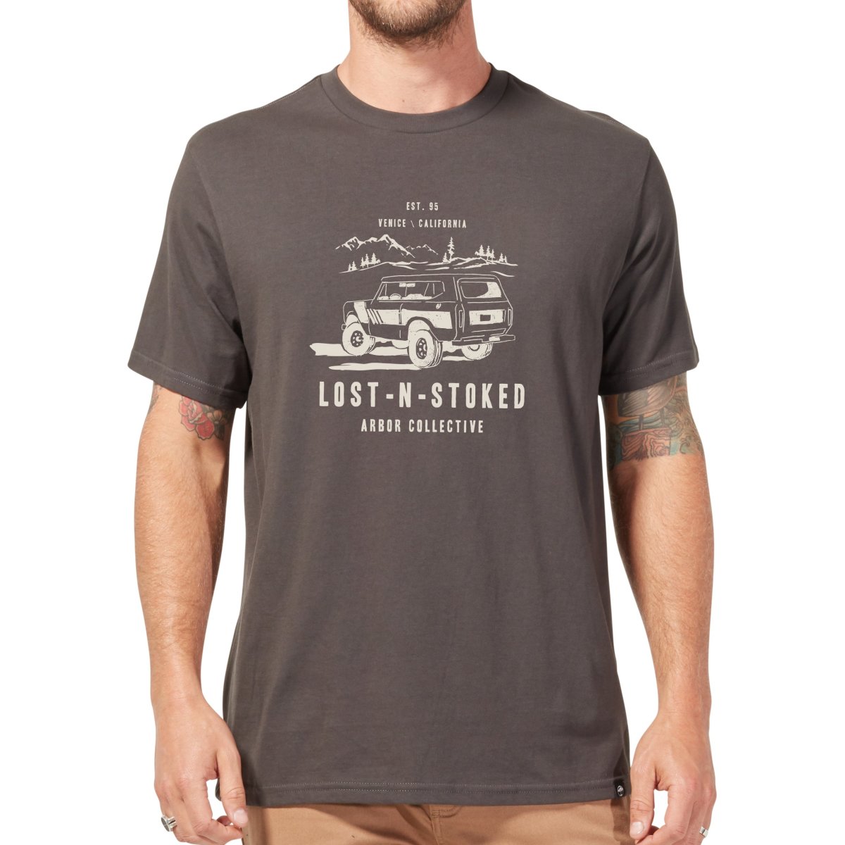 Everest MENS - CRUISER TEE - VINTAGE BLACK / X-Large - $32.25 at Everest