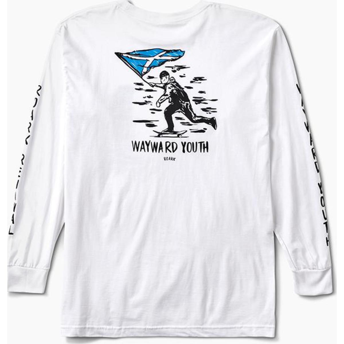 Everest Wayward Youth Long Sleeve Staple Tee - White / X-Large - $32.25 at Everest