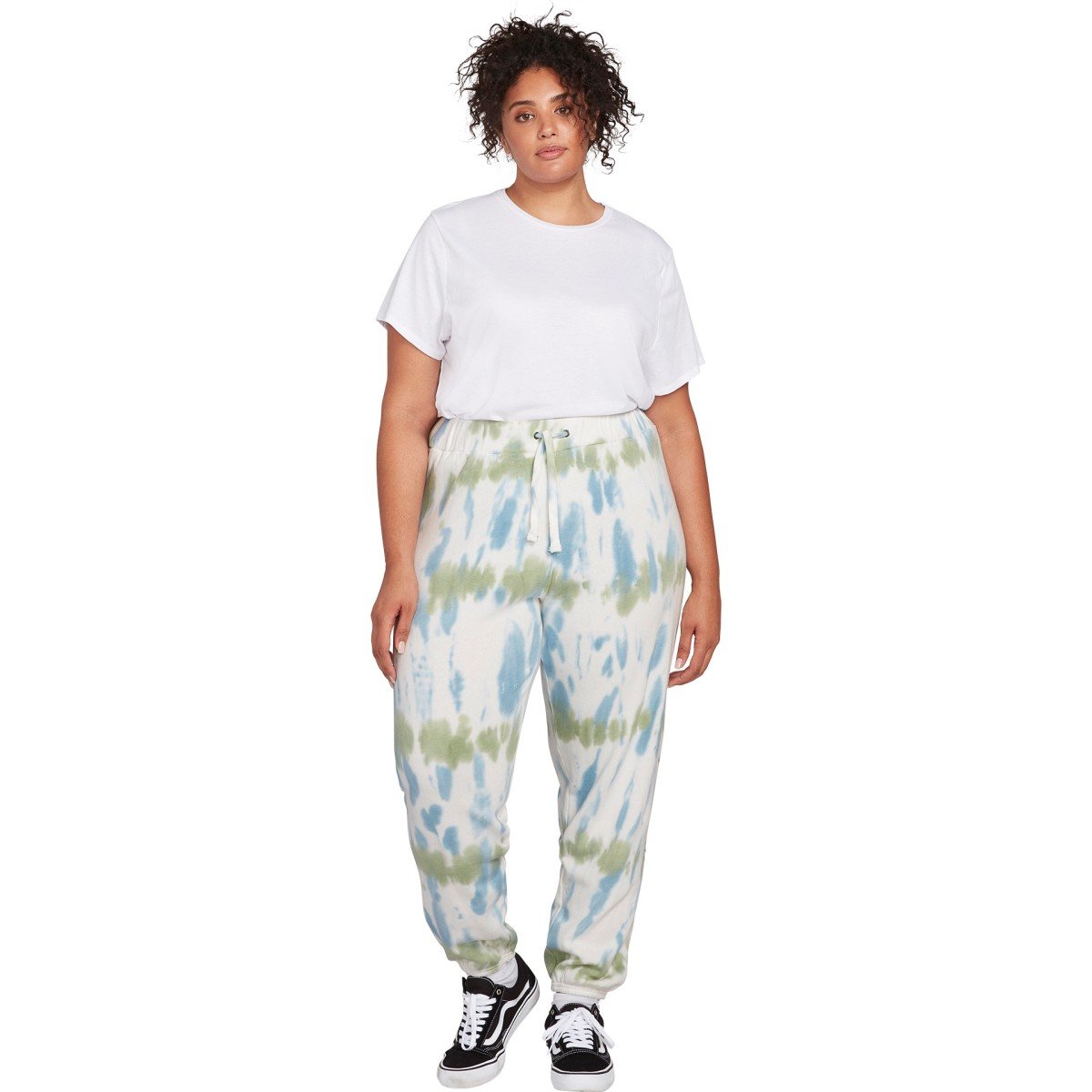 VOL STONE FLEECE PANT PLUS SIZE - MULTI - MULTI / 14W
