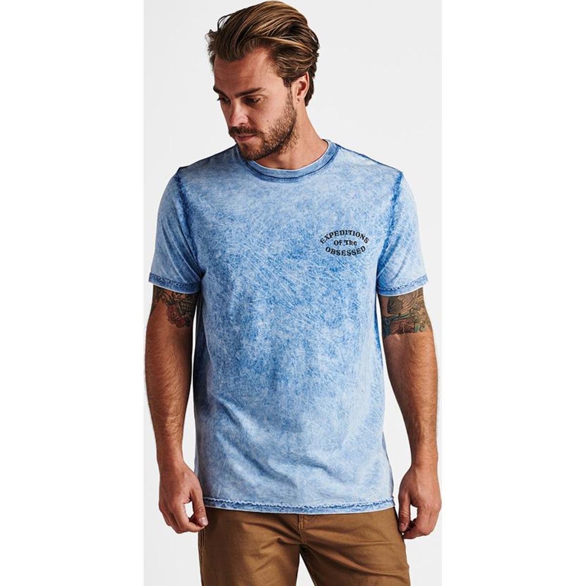 Everest Expeditions Of The Obsessed Wash Premium Tee - Light Blue / Small - $36.55 at Everest