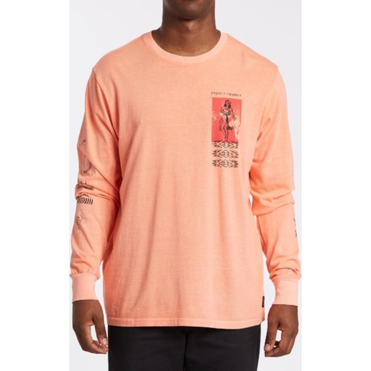 Everest Providence Long Sleeve T-Shirt - CORAL / X-Large - $38.65 at Everest