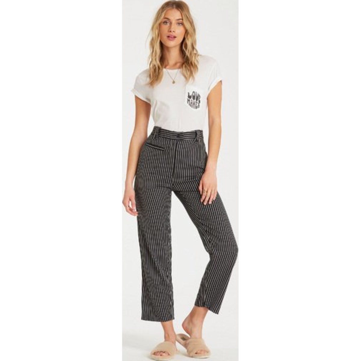 Work Waves Pant - BLACK STRIPE / 26