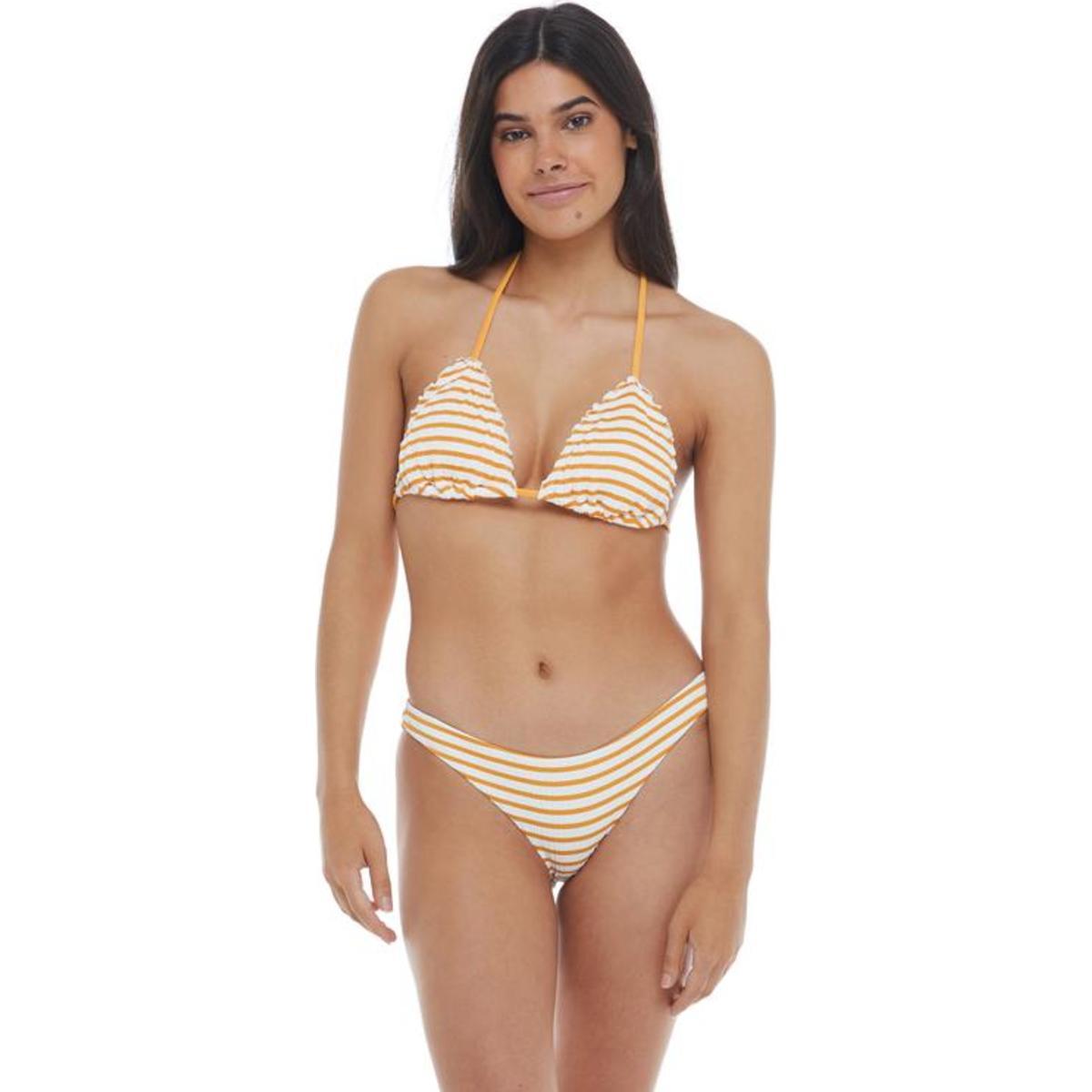 Everest French Riviera Dita Ruffle Triangle Bikini Top - Sundream - SUNDREAM / S/P - $68.80 at Everest