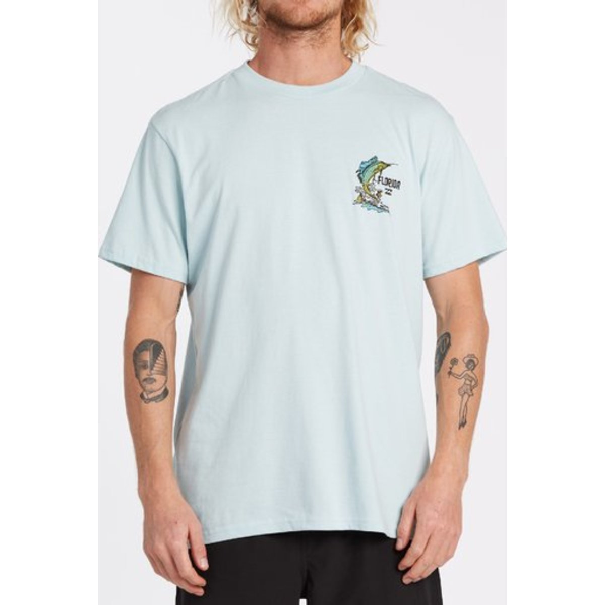 Everest Marlin Short Sleeve T-Shirt - COASTAL BLUE / XX-Large - $27.90 at Everest