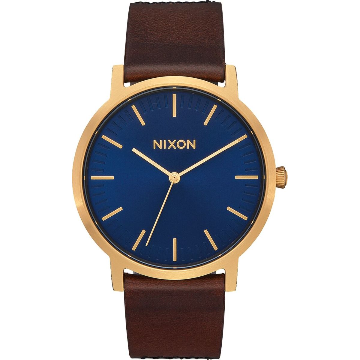 Porter Leather ,  40  mm - Navy / Brown / Black Gator / One Size