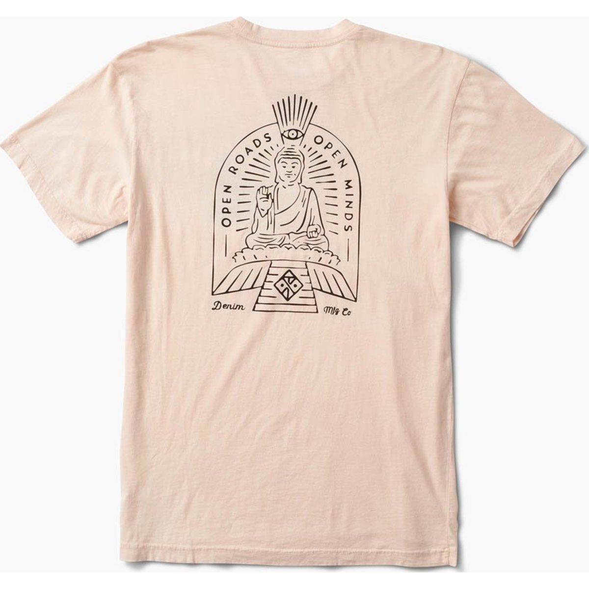 Everest Open Minds Bleach Wash Premium Tee - Pink / Small - $38.70 at Everest