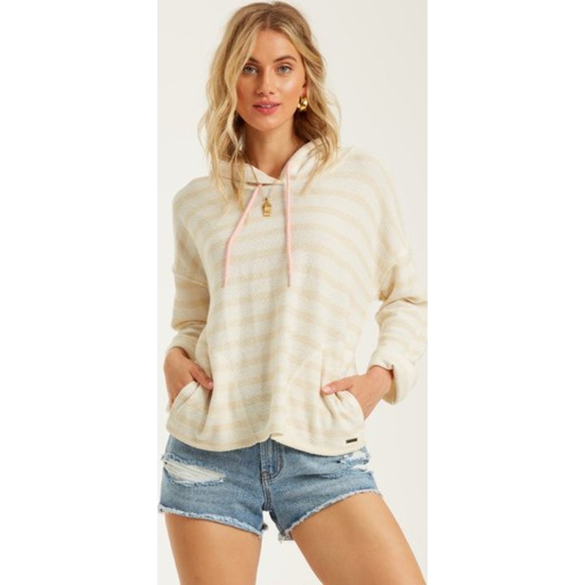 Beach Dreams Hoodie - ALMOND / M/10
