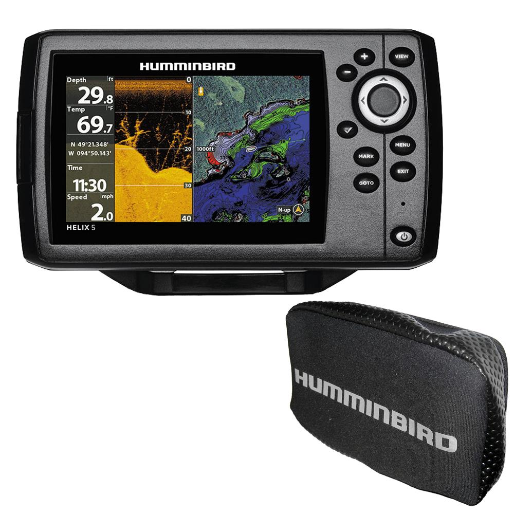 Humminbird HELIX(R) 5 CHIRP DI GPS G2 Combo w/Free Cover