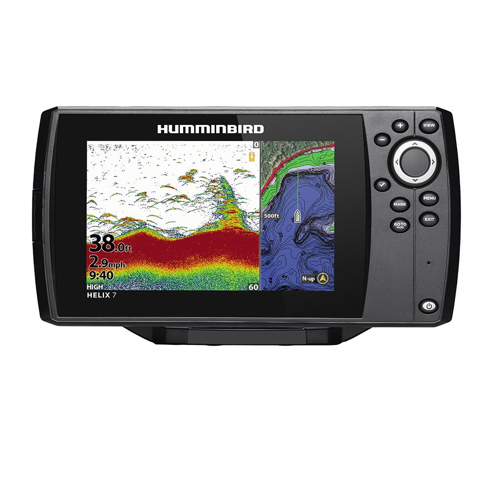 Humminbird HELIX(R) 7 CHIRP Fishfinder/GPS Combo G3 w/Transom Mount Transducer
