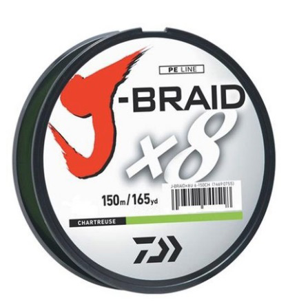 Everest J-BRAID BRAIDED LINE 8X165YDS / 150M - $16.07 at Everest