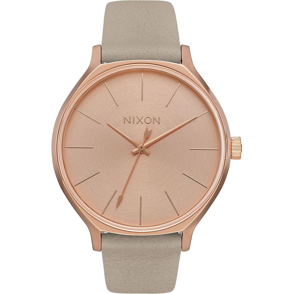 Clique Leather ,  38  mm - Rose Gold / Gray / One Size