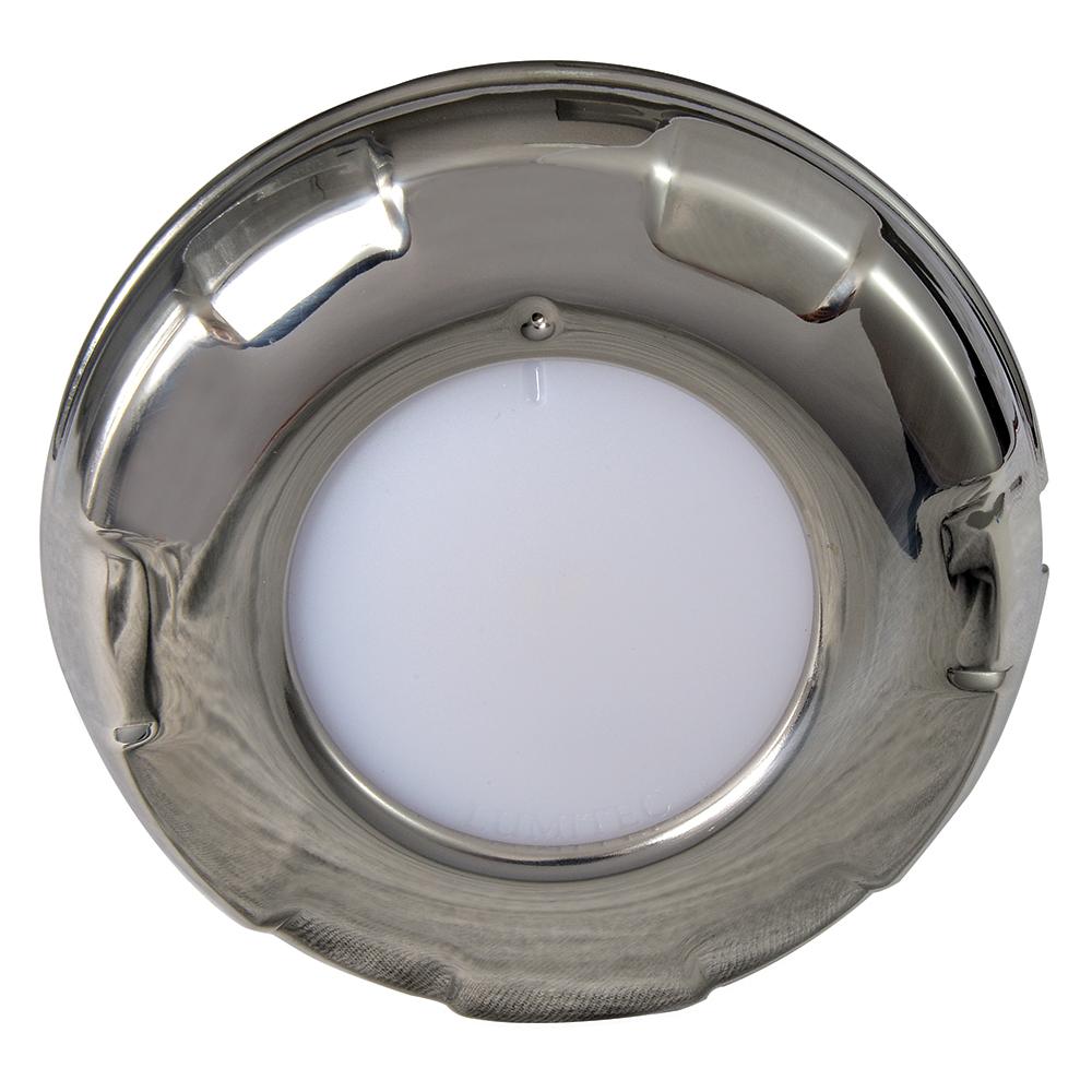 Everest Lumitec Aurora - LED Dome Light - Polished SS Finish - 2-Color White/Blue Dimming - $116.63 at Everest