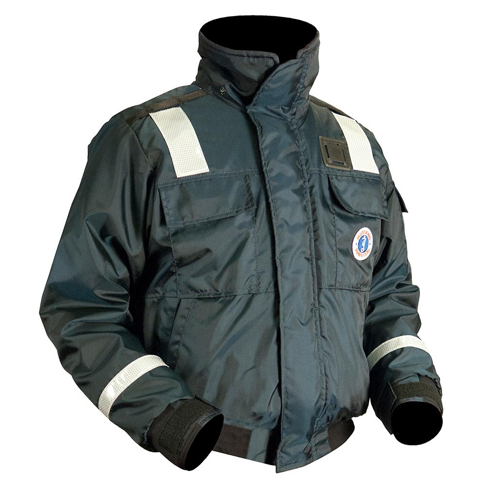 Everest Mustang Classic Bomber Jacket w/SOLAS Tape - Medium - Navy - $364.58 at Everest