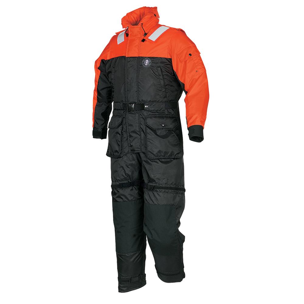 Everest Mustang Deluxe Anti-Exposure Coverall & Worksuit - LG - Orange/Black - $722.68 at Everest