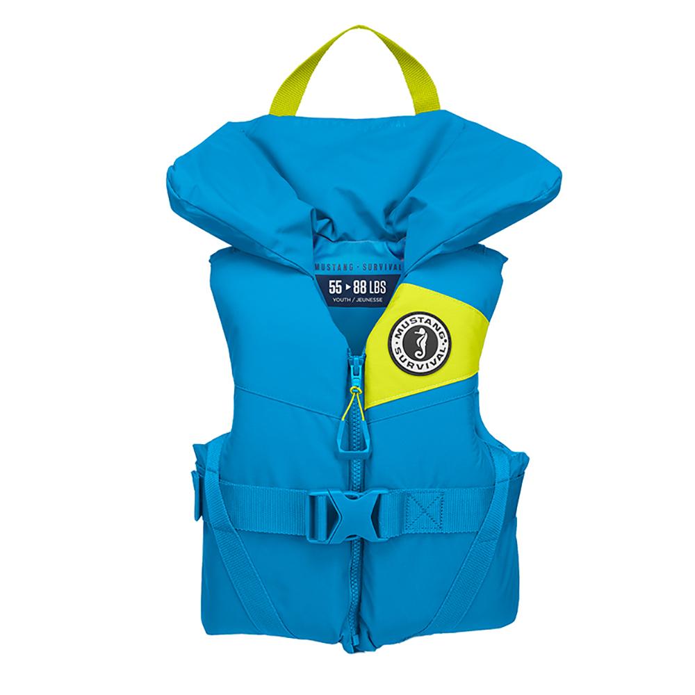 Everest Mustang Lil' Legends 100 Youth Foam PFD - 55-88lbs - Azure Blue - $64.19 at Everest