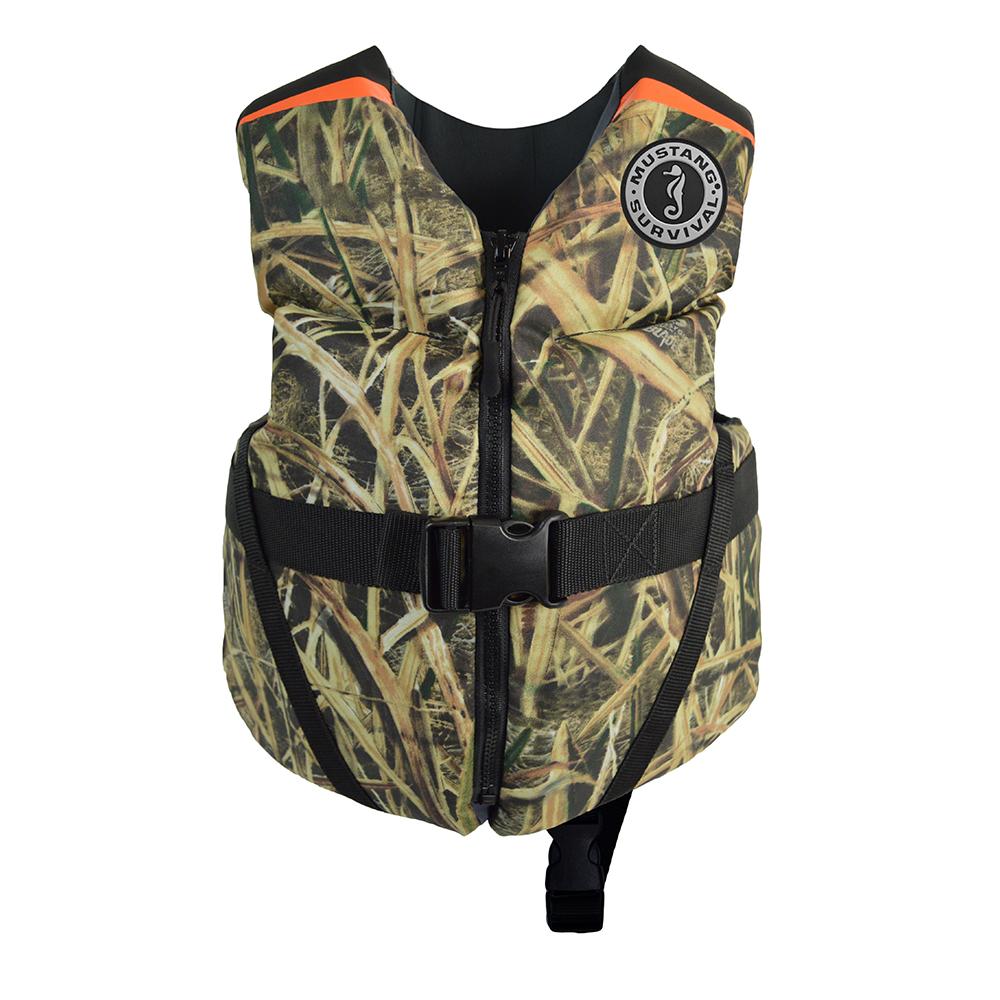 Everest Mustang Rev Child Foam Vest - 33-55lbs - Mossy Oak Shadow Grass Blades - $53.49 at Everest