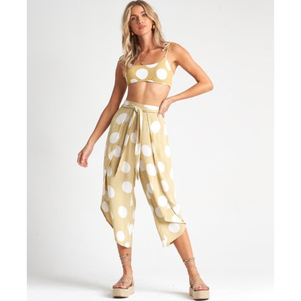 Capri Skies Pant Pant - GRASS ROOTS / Large