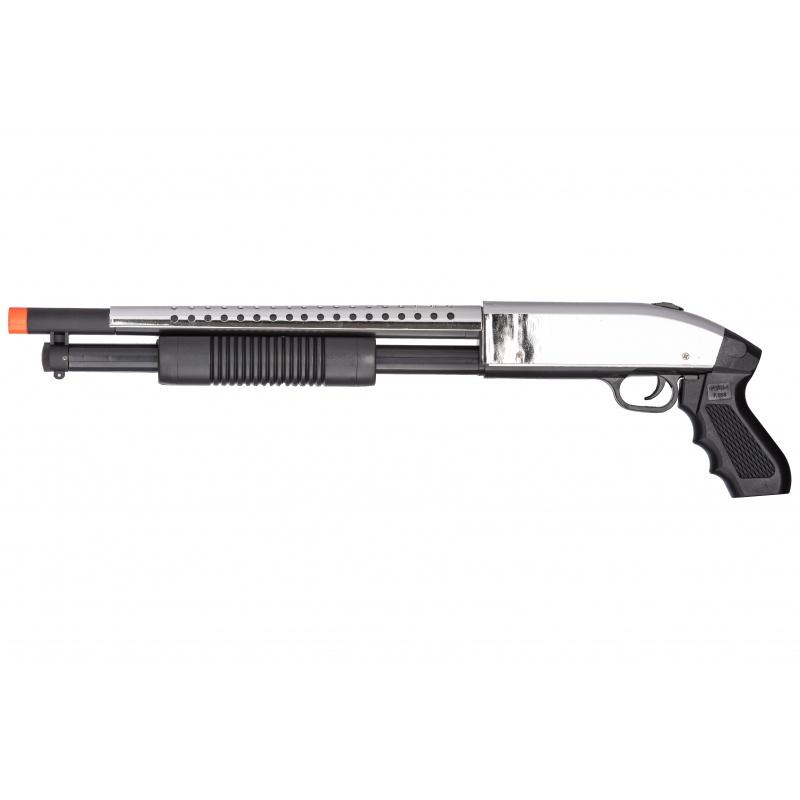 Everest UKARMS P388 Spring Single Shot Airsoft Shotgun (SILVER) - $7.49 at Everest