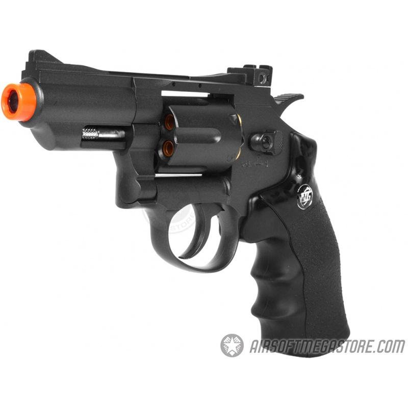 Everest WG Sport 708 Compact 2.5 Airsoft CO2 Revolver Pistol - BLACK - $96.30 at Everest