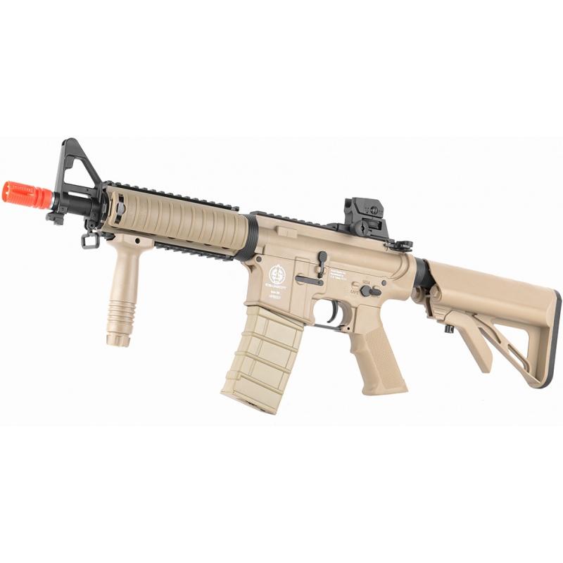 Everest ICS M4 RIS Commando Sportline Airsoft AEG Rifle w/ Crane Stock - TAN [DSI-IPT-047-1] - $247.43 at Everest