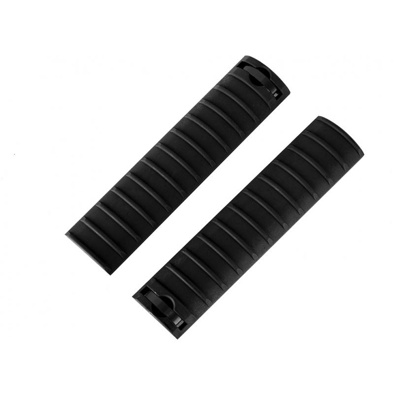 CYMA Airsoft 15-Slot Handguard RIS Rail Cover Panels Set of 2 - BLACK