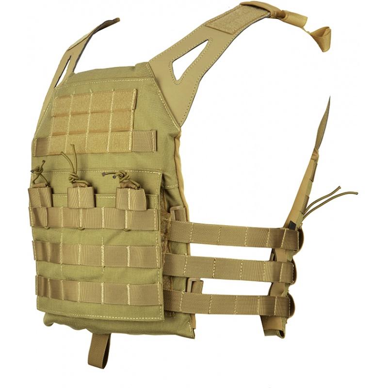 Everest Jagun Tactical MOLLE Airsoft JPC Plate Carrier w/ Dummy Plates - TAN - $58.84 at Everest