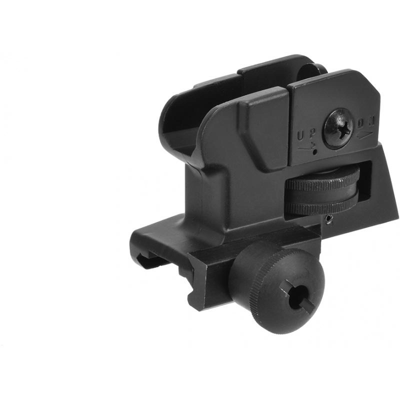 Golden Eagle Full Metal Chopped Style Rear Sight - Black