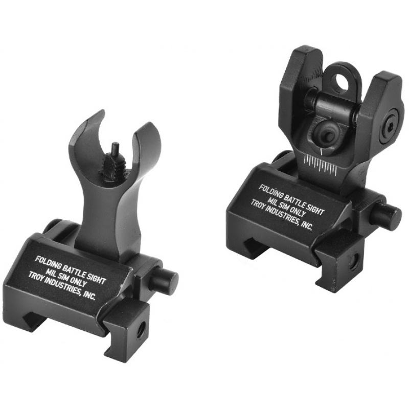 Everest Echo1 Troy Full Metal Flip-up Airsoft Front and Rear Battle Sights - $35.90 at Everest