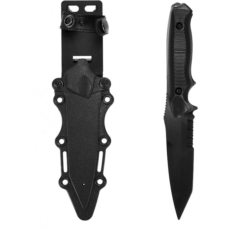 Everest CYMA Rubber Tanto Training Airsoft Knife w/ Tactical Sheath - BLACK - $10.65 at Everest