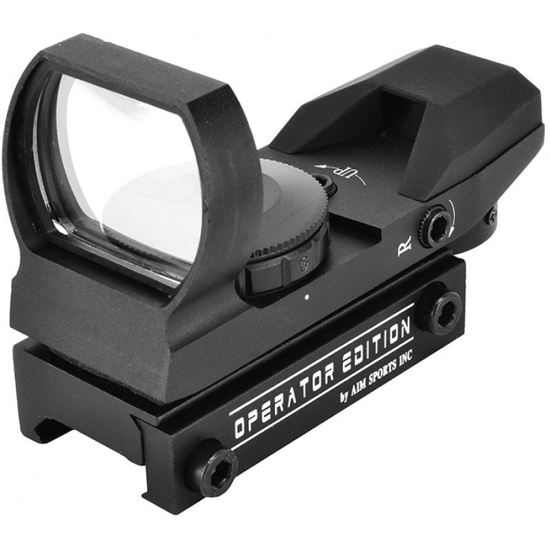 Everest AIM Sports Operator Edition Airsoft 4-Reticle Red/Green Dot Sight - $32.62 at Everest