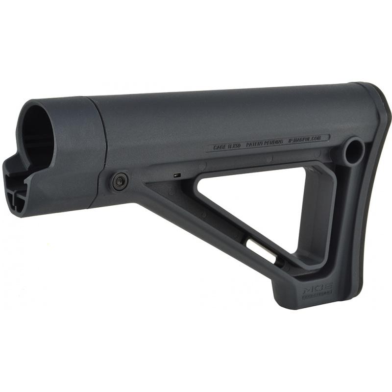 Everest Magpul MOE Fixed Carbine Stock for MilSpec Airsoft Rifles - GRAY - $32.05 at Everest