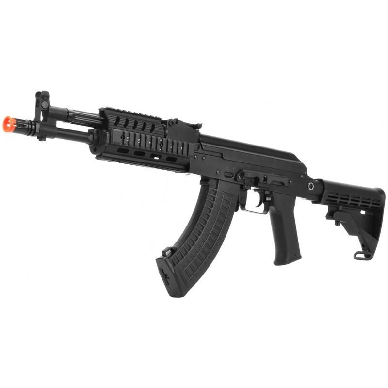Everest LCT Airsoft TXM AK47 Assault Rifle AEG w/ Quad RIS System 'oe BLACK - $418.37 at Everest