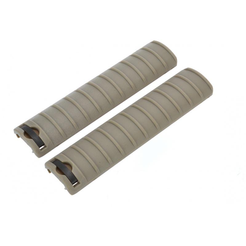 Everest LCT Airsoft 15-Slot Handguard RIS Rail Cover Panels Set of 2 - TAN - $7.28 at Everest