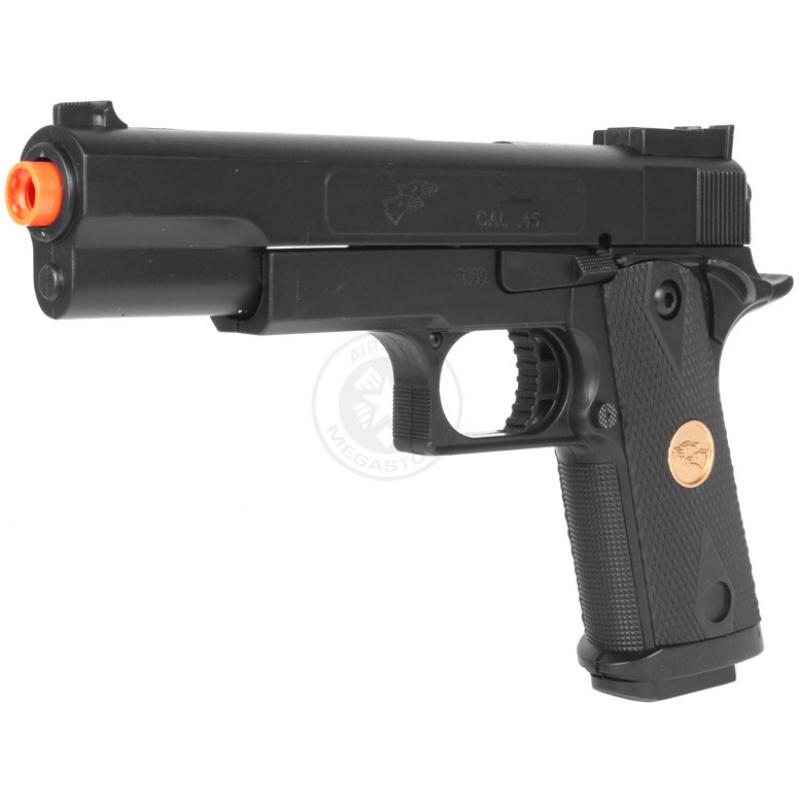 Airsoft DeltaForce Tactical M1911 ACP Hi-Capa Full Size Pistol
