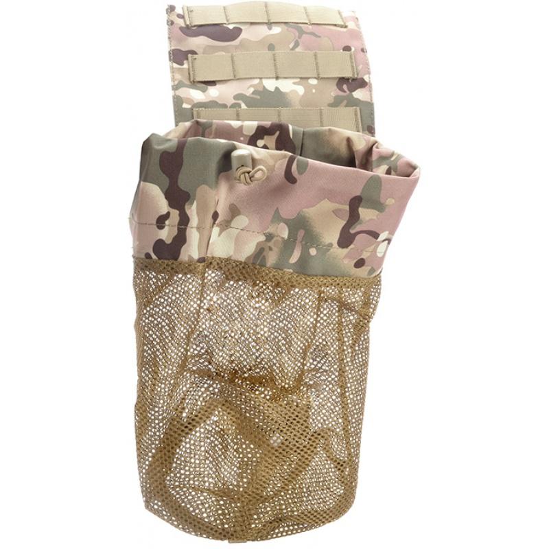 TMC Airsoft Tactical Lightweight Folding Mesh Dump Pouch - LAND CAMO