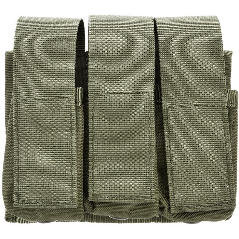 Everest Lancer Tactical Airsoft Tactical Three Pistol Magazine Pouch - GREEN - $8.51 at Everest