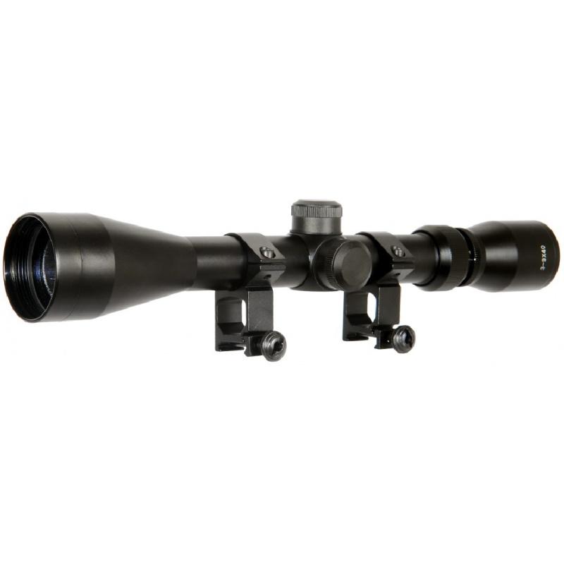 Lancer Tactical Airsoft 3-9x40mm Rifle Scope W/ Mounting Rings