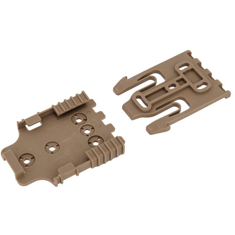 UK Arms Airsoft Holster Quick Locking System Kit - TAN