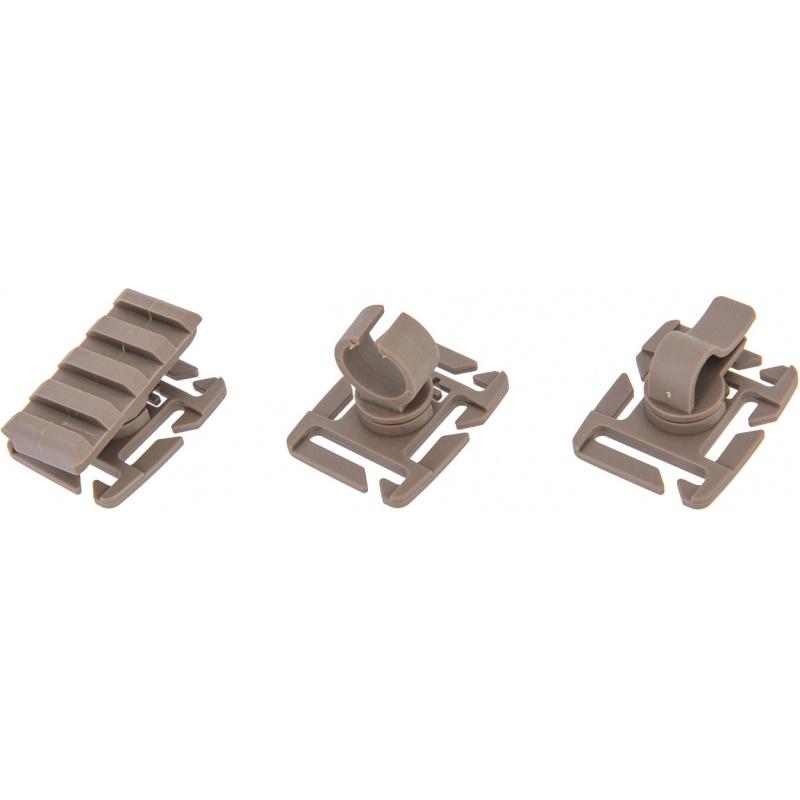 Everest UK Arms MOLLE System Accessory Clips Kit - DARK EARTH - $6.42 at Everest