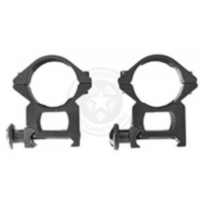TMC High Rise 1 Scope Ring Set - Weaver Mount