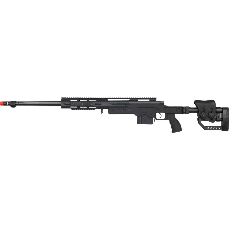 Everest Well Airsoft MB4411 Bolt Action Sniper Rifle w/ Fluted Barrel - BLACK - $135.36 at Everest