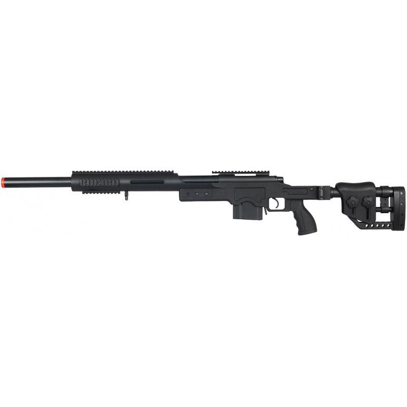 Everest Well Airsoft M24/M28 BOLT Action Rifle w/ Folding Stock - BLACK - $144.98 at Everest