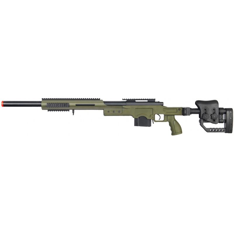 Everest Well Airsoft M24/M28 BOLT Action Rifle w/ Folding Stock - OLIVE DRAB - $129.47 at Everest