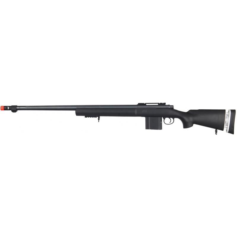 Everest Well Airsoft M24/M28 BOLT Action Rifle w/ Fixed Stock Fluted Barrel - $117.70 at Everest