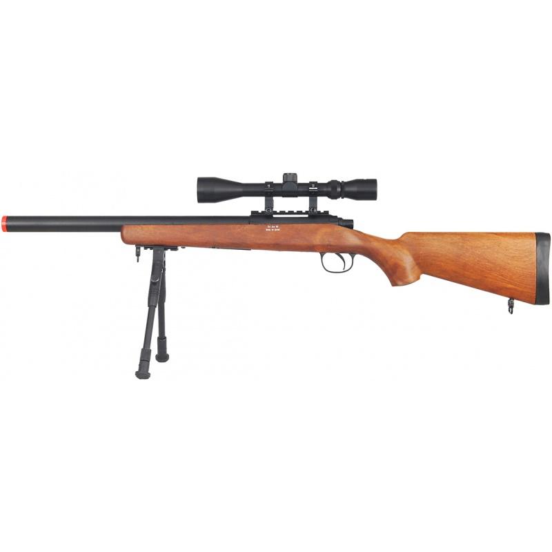 Everest Well Airsoft VSR 10 Bolt Action Rifle w/ Fixed Stock, Scope, Bipod - $133.70 at Everest