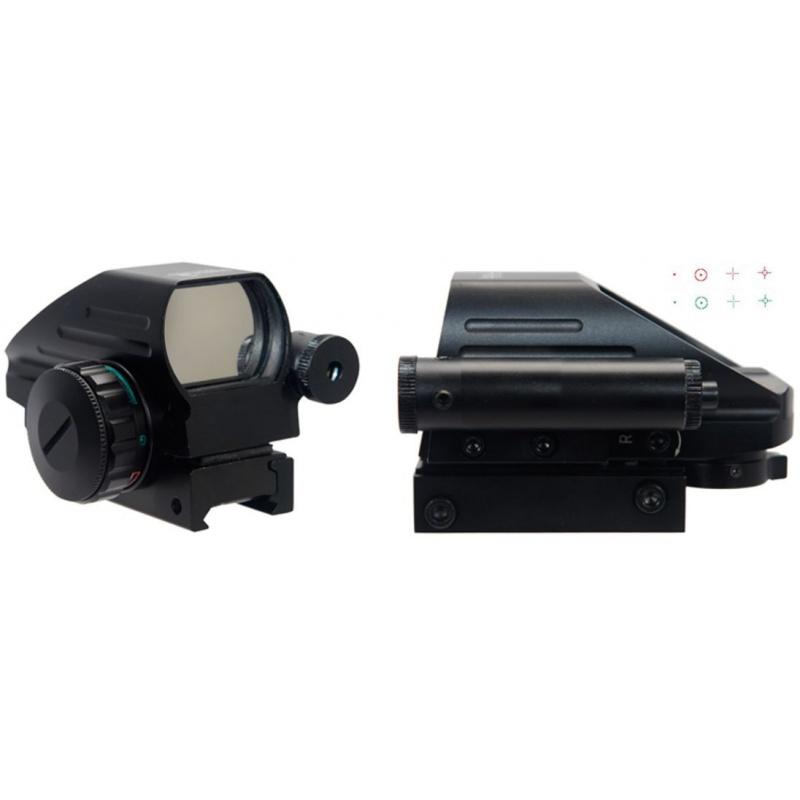 Lancer Tactical Airsoft 1x22 Red & Green Sight w/ Laser Switch