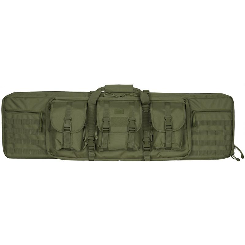 Lancer Tactical 42 MOLLE Double Tactical Gear Gun Bag - OD GREEN