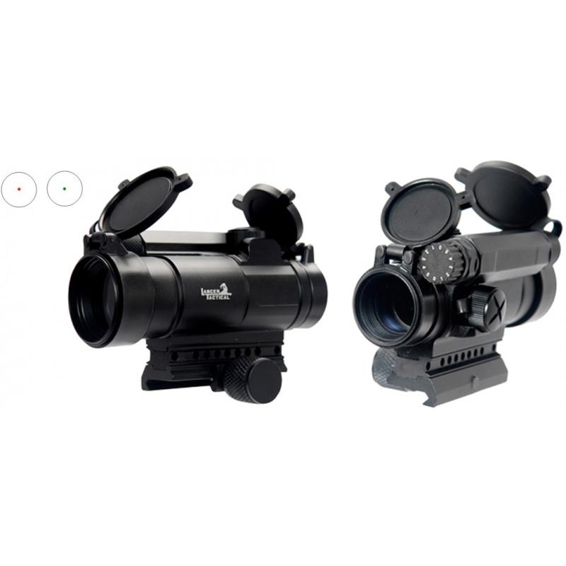 Everest Lancer Tactical Red and Green dot scope w/2 Lens Cap - $52.43 at Everest