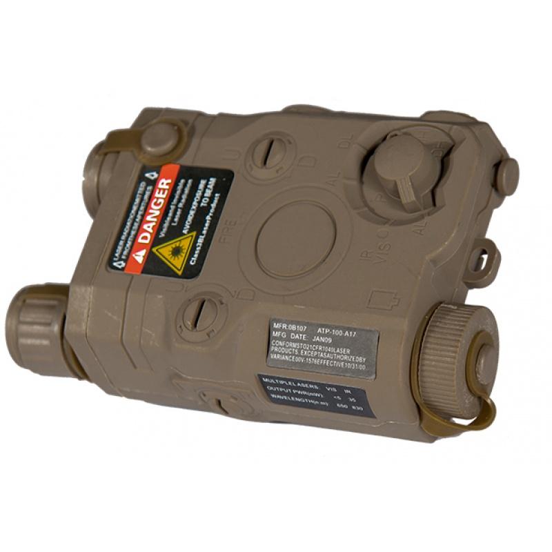 Everest Lancer Tactical PEQ15 AEG Battery Box w/ Red Laser - DARK EARTH - $21.40 at Everest