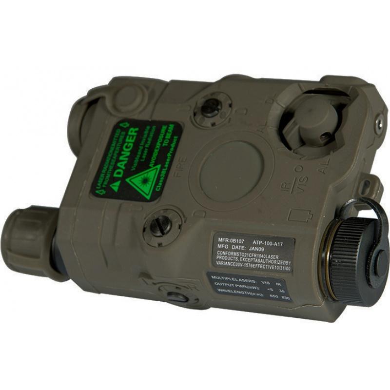 Everest UK Arms Airsoft AN/PEQ - 15 White LED Green laser w/ IR Lens - FOLIAGE GREEN - $63.08 at Everest